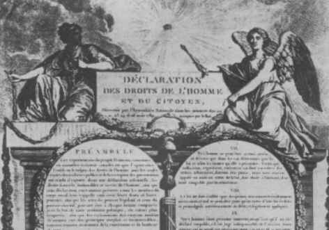Erkl�rung der Menschen- und B�rgerrechte in der Franz�sischen Revolution